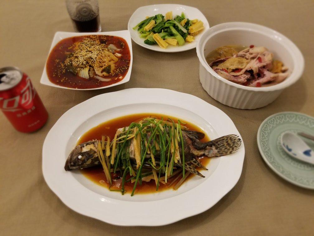 超入味清蒸鱼～清蒸鲈鱼桂花鱼（家常独创）