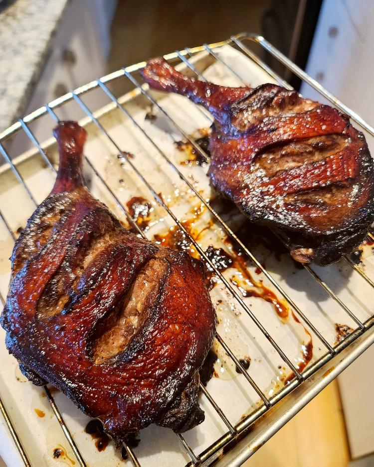 👩‍🍳在家自己烤脆皮鸭腿〈家常菜〉