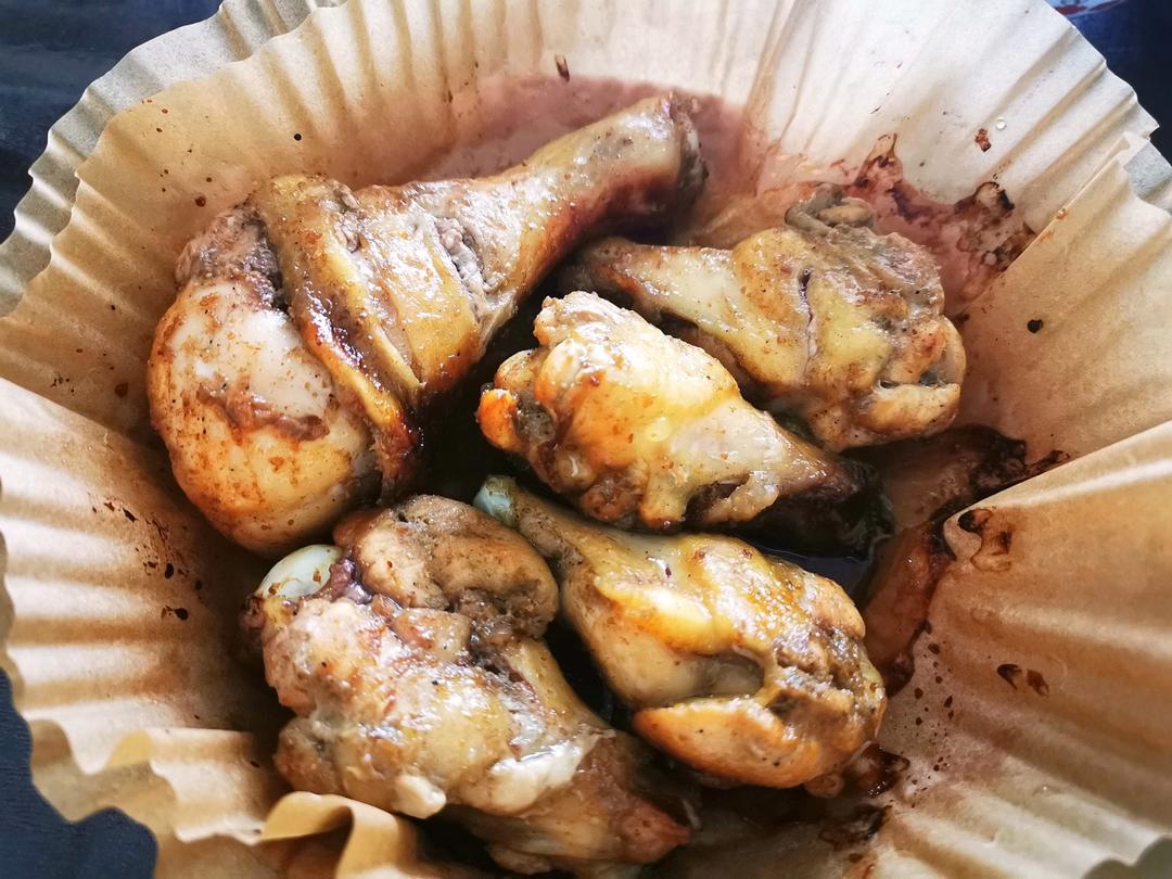 空气炸锅烤鸡腿，鲜嫩多汁