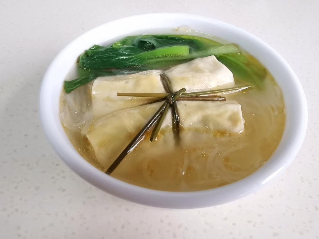 马蹄百叶包粉丝汤