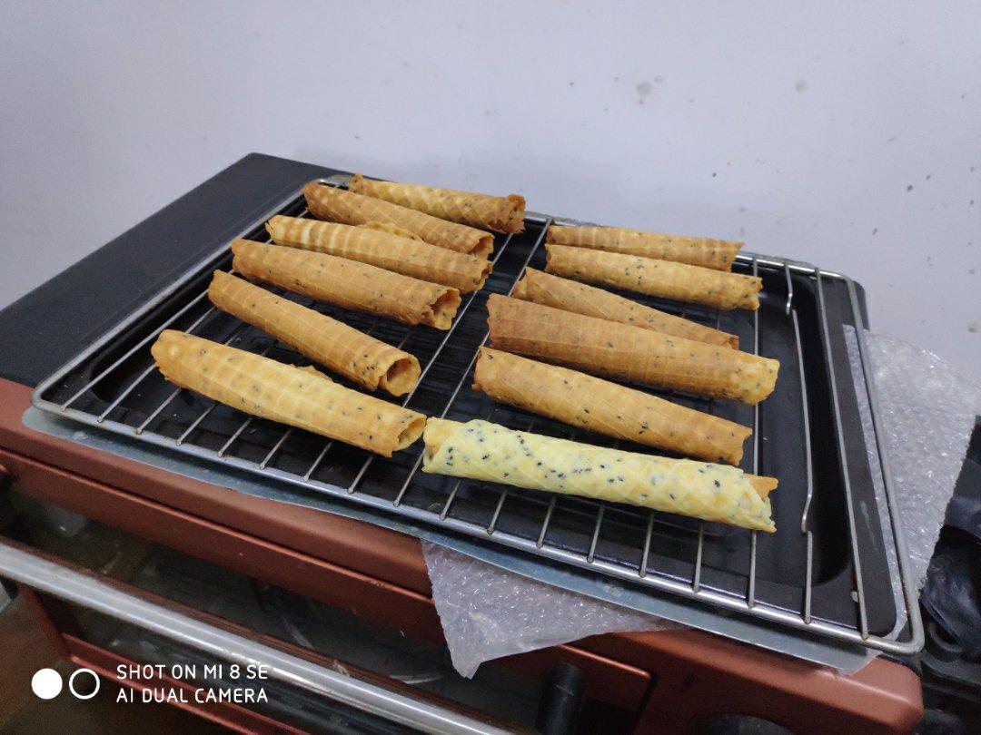 鸡蛋卷 脆皮蛋筒 冰淇淋绝配脆脆脆 无黄油不打发材料简单