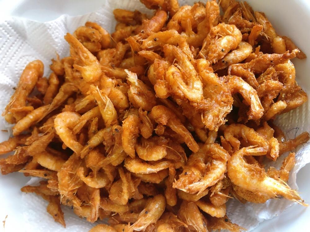 家常炸河虾的做法