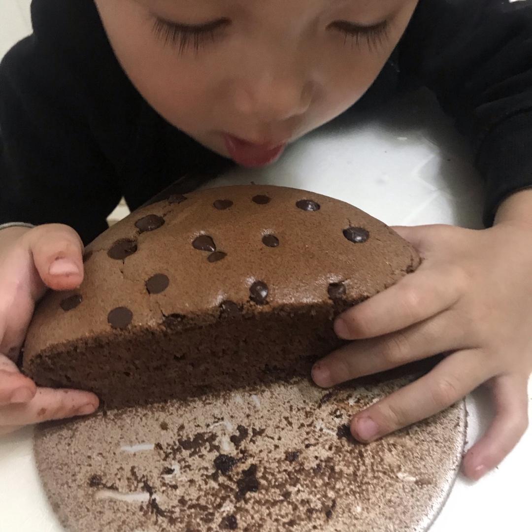 巨好吃的巧克力古早蛋糕