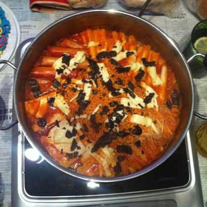 韩式奶酪年糕火锅
