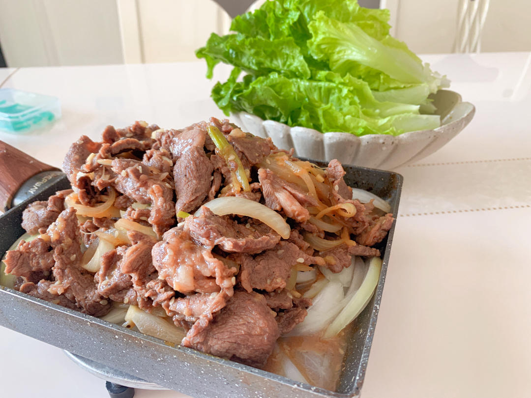 胜过韩国料理店的辣炒牛肉Beef Bulgogi❗️超级美味❗️炒5分钟搞定