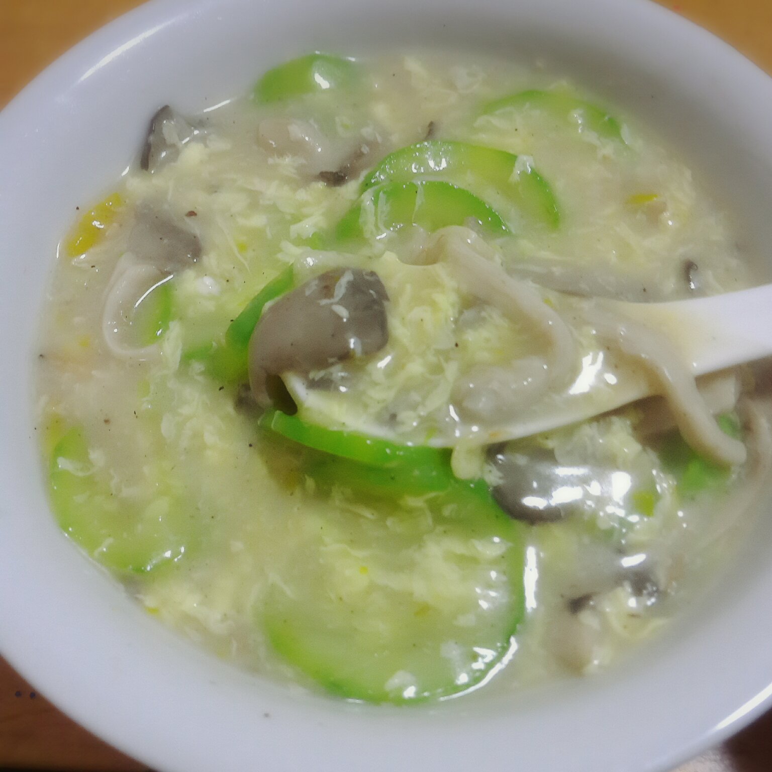 丝瓜咸汤