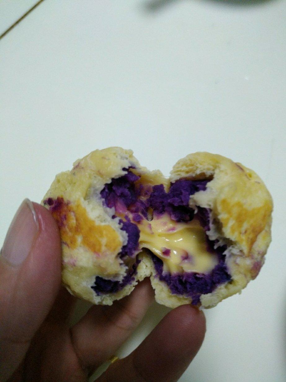 网红紫薯芝士爆浆仙豆糕