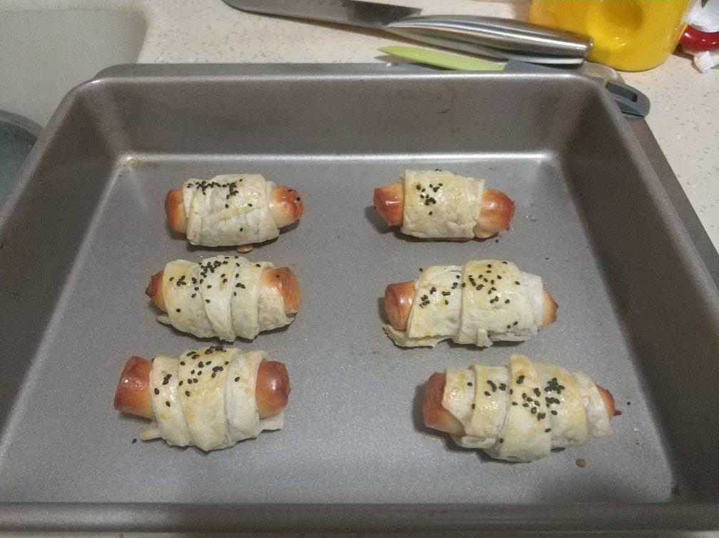 手抓饼热狗