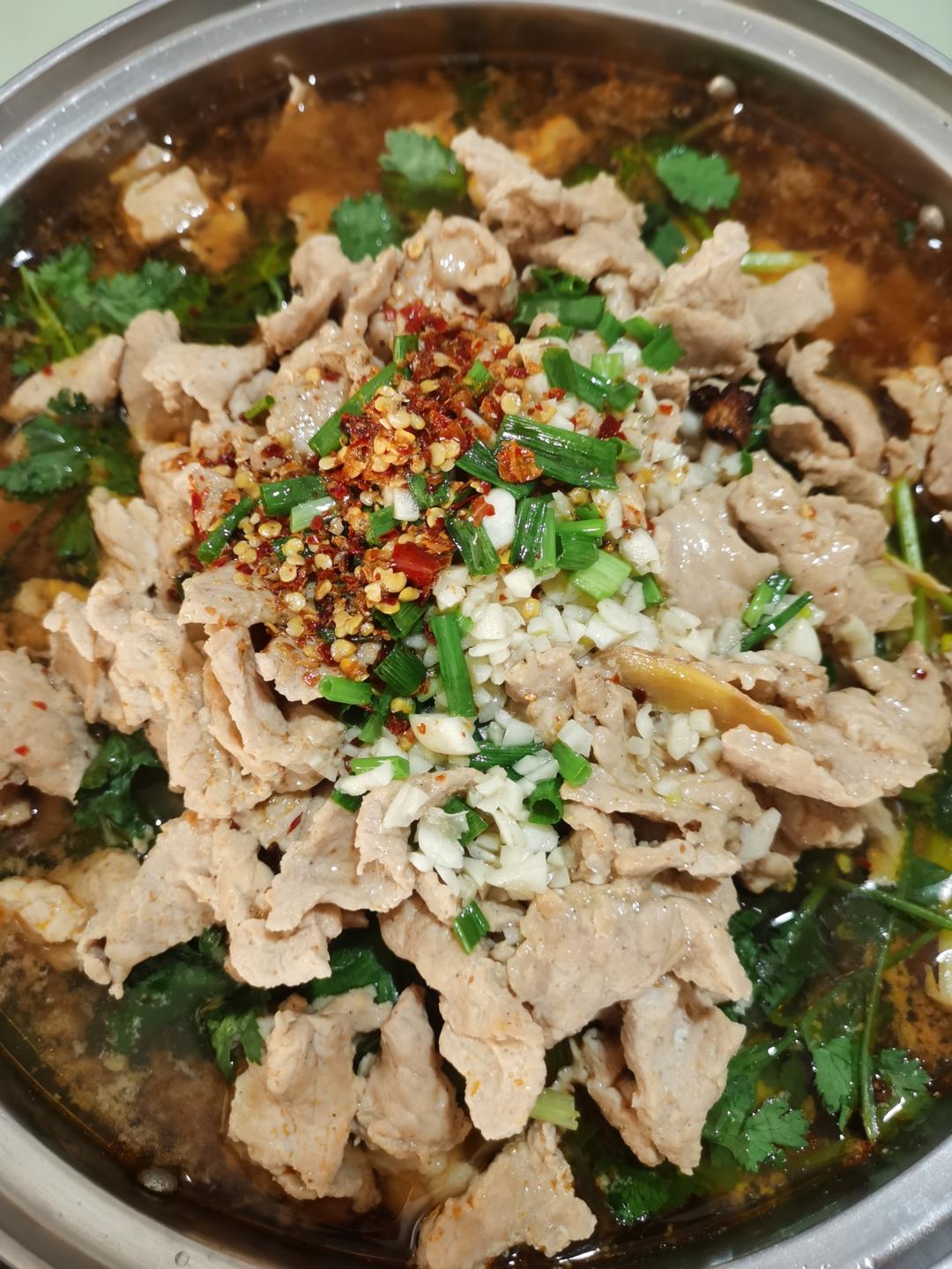 水煮肉片（肯定不翻车）