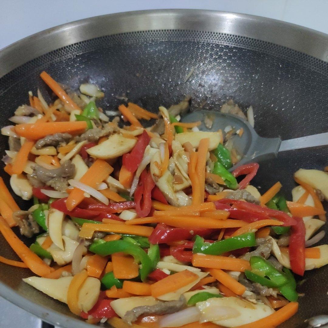 杏鲍菇胡萝卜牛柳