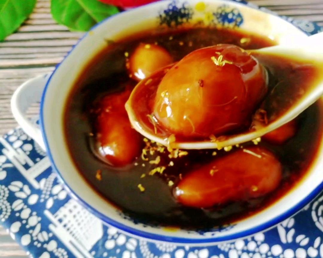 秋天必吃甜品，软糯香甜的桂花糖芋艿