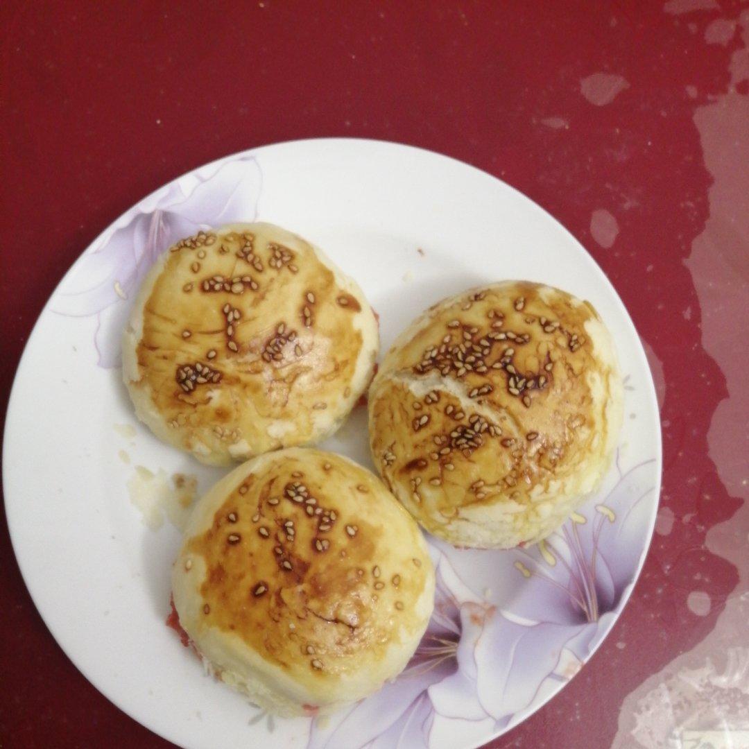 红糖芝麻酥香烧饼（烤箱）