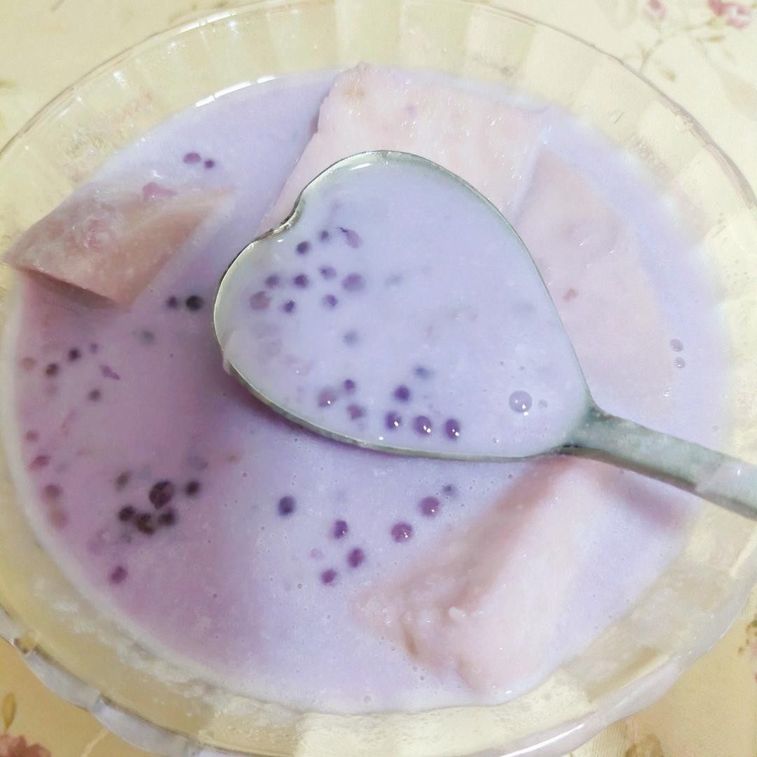 香芋椰汁西米露