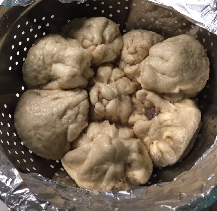 堂妈教你山菜鲜肉大包子