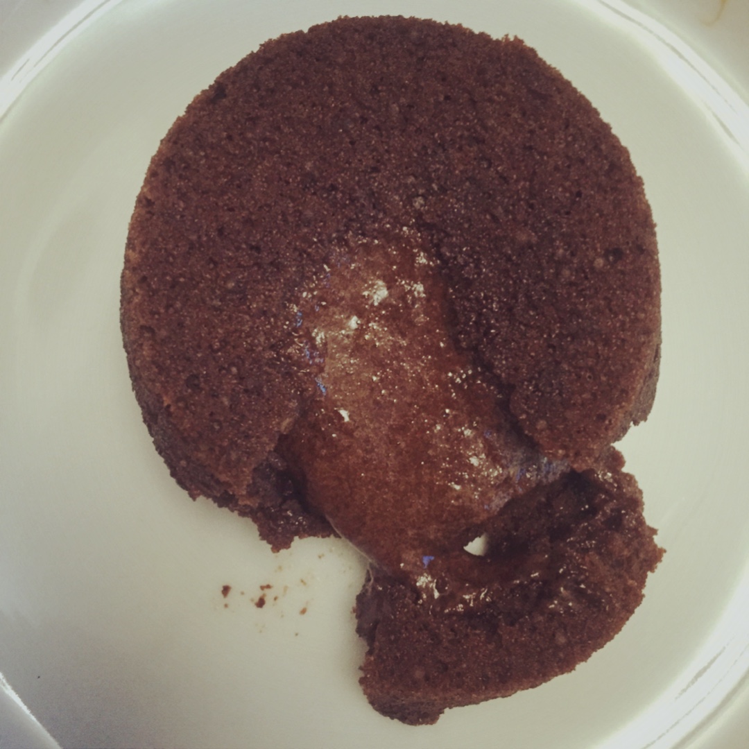 零基础巧克力熔岩蛋糕（1只量）