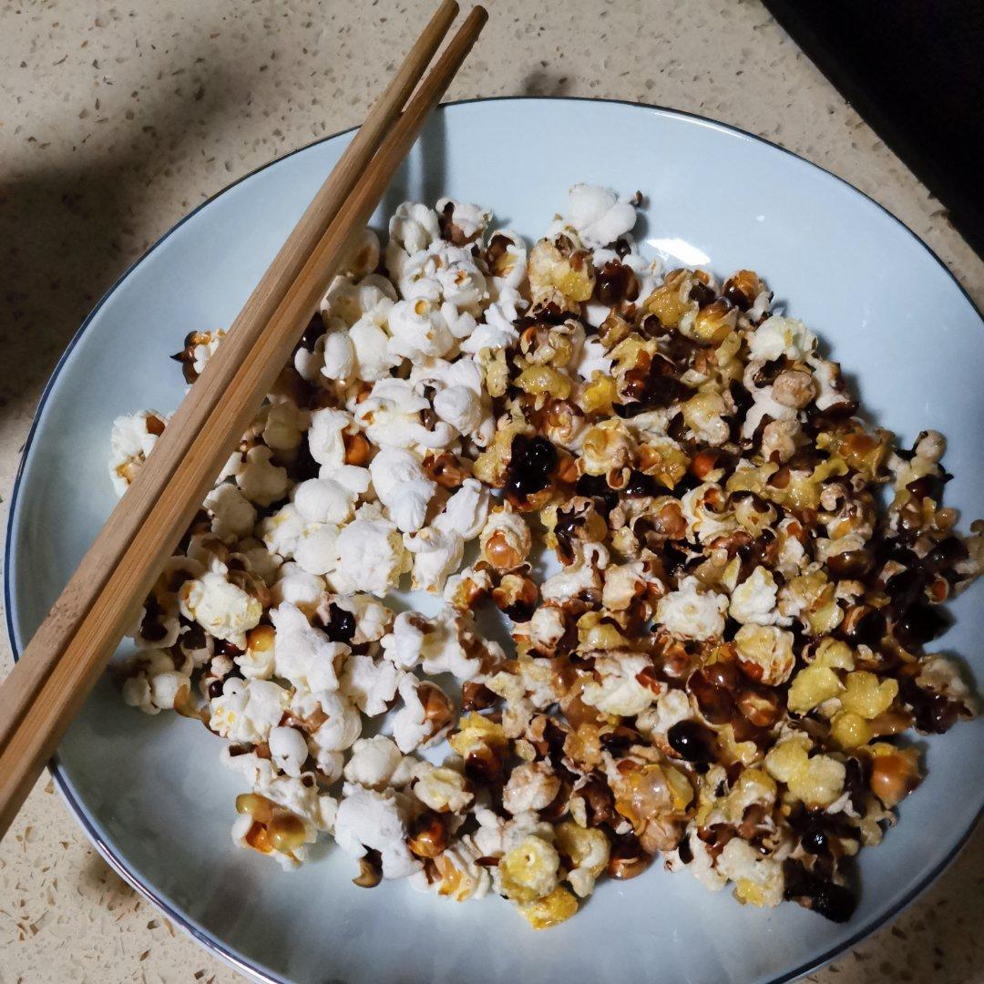 爆米花来了！！！超级简单易上手的焦糖/巧克力爆米花