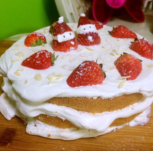 圣诞呆萌裸蛋糕