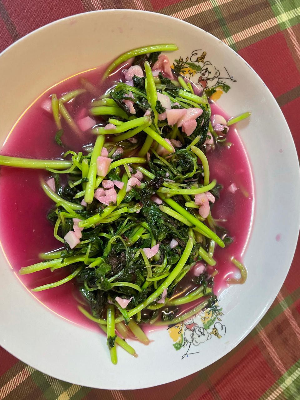家常快手菜♨️蒜炒苋菜