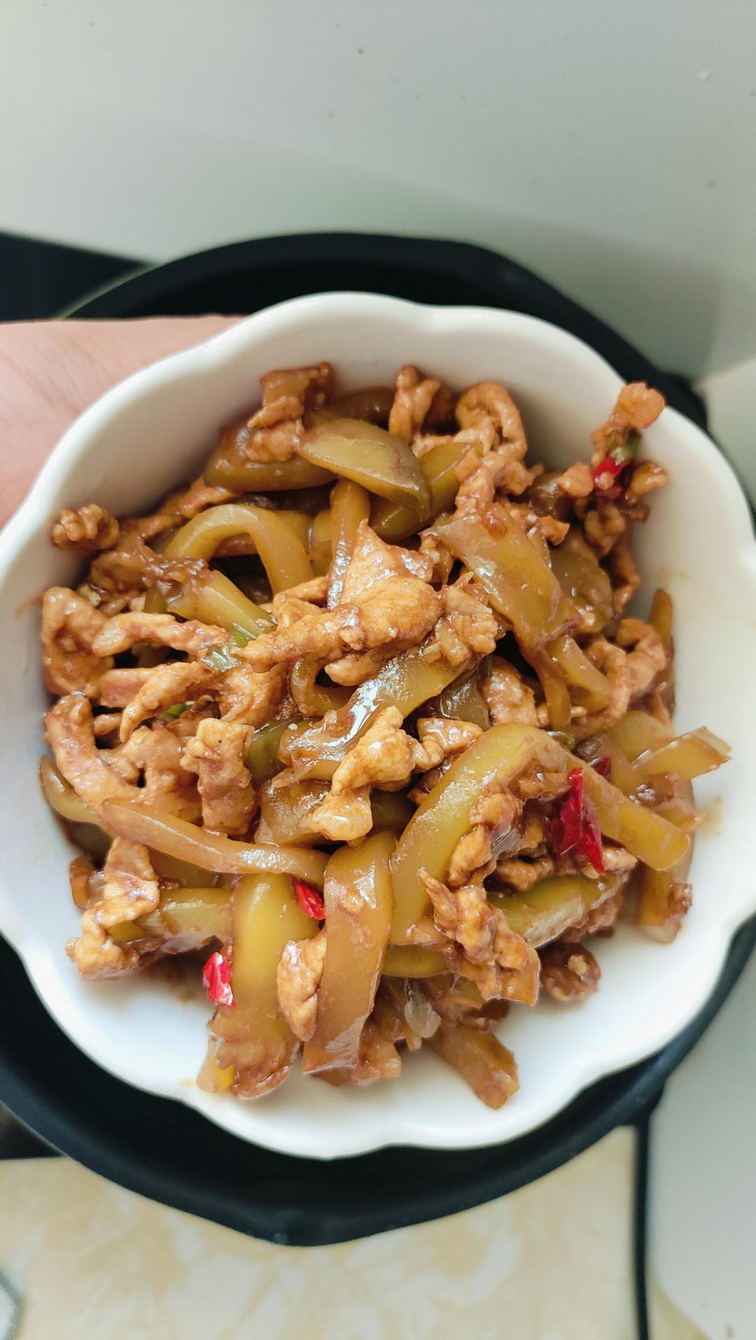 芥菜丝炒肉丝