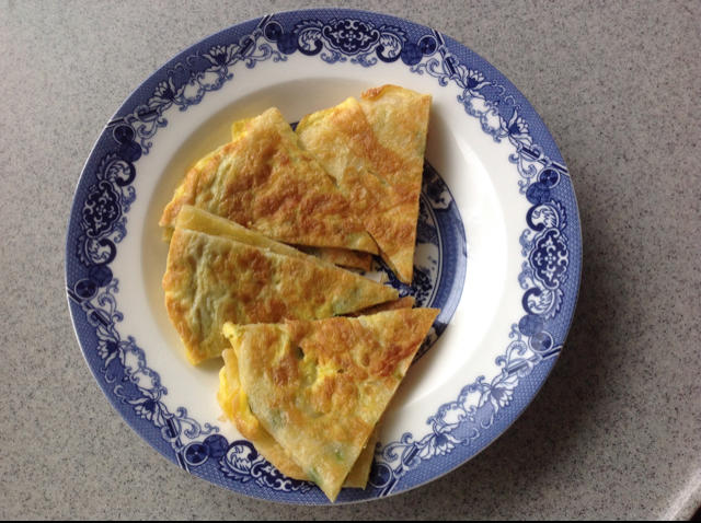 鸡蛋葱油饼                  （更新饼坯保存方法）