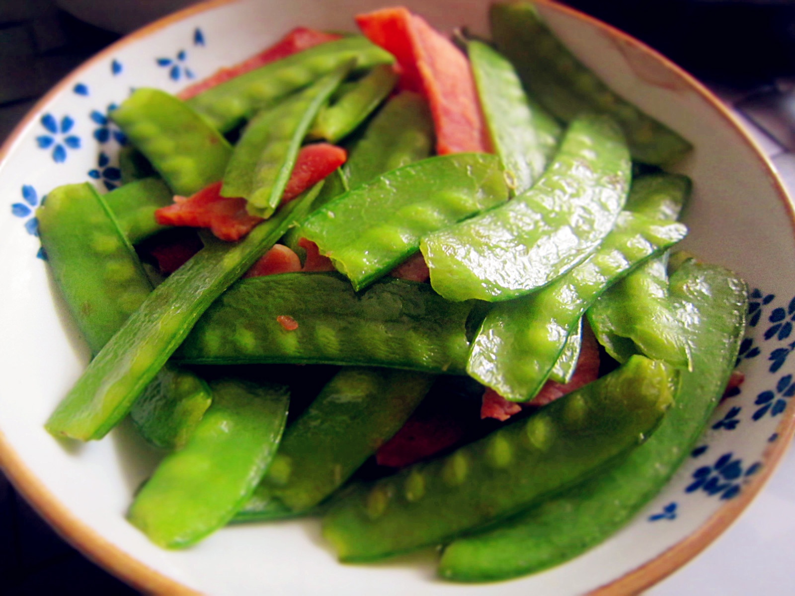 培根炒荷兰豆
