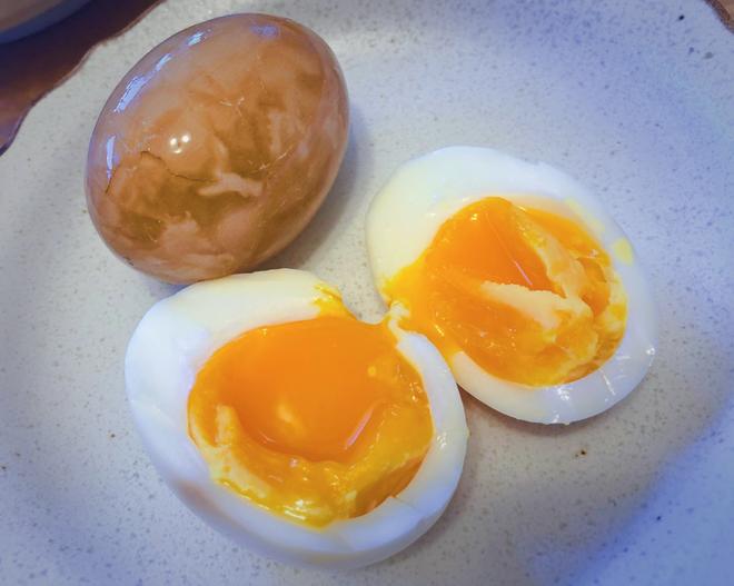 日式半熟味卵版溏心五香茶叶蛋的做法