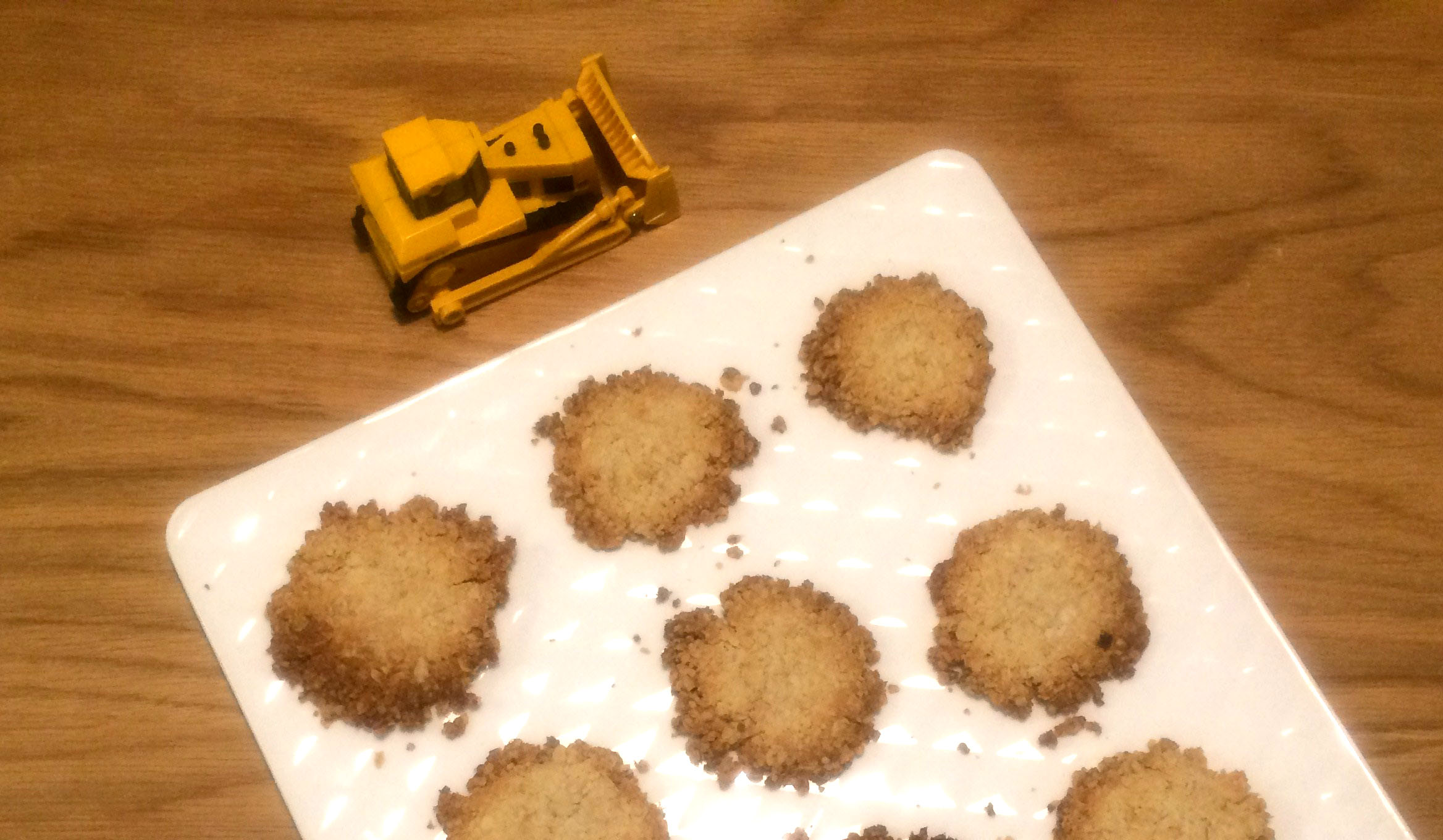 4岁娃神制作--零热量燕麦饼的做法