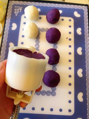 紫薯山药糕的做法 步骤6