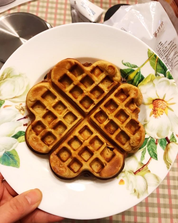 芝麻酸奶华夫饼