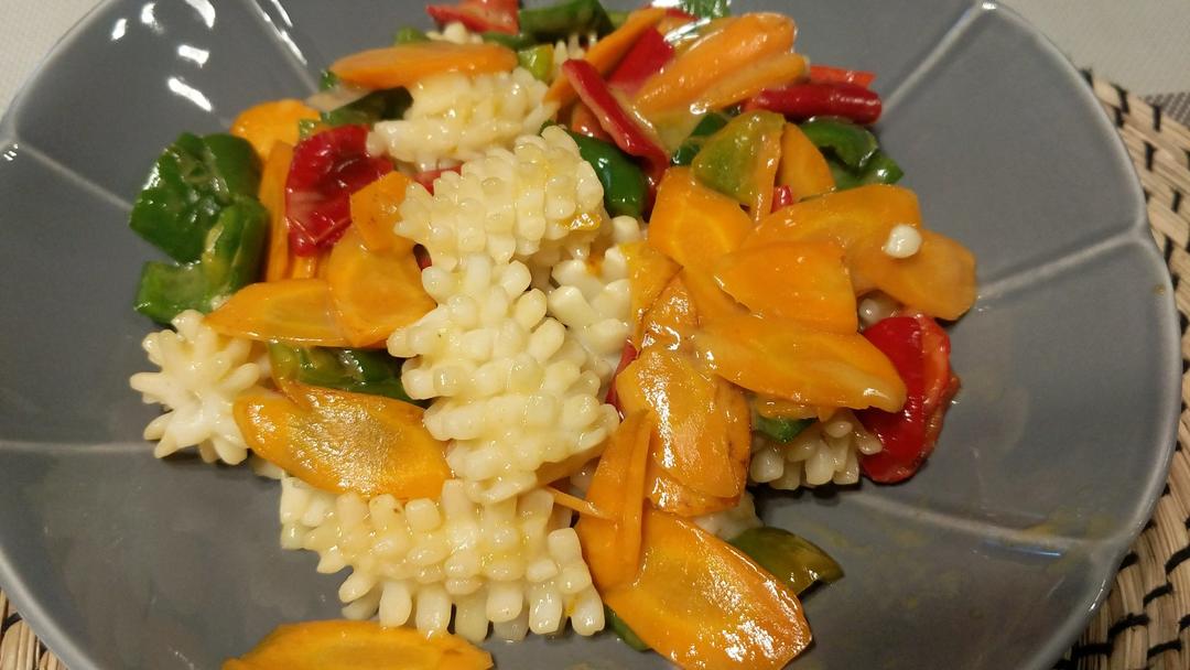 desiree9v2j做的青椒墨鱼花