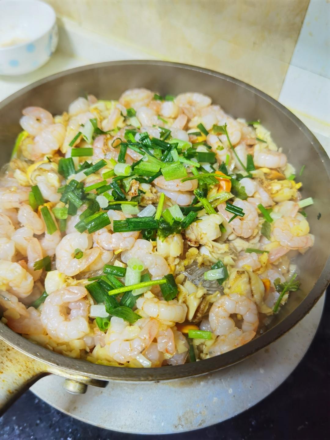 蒜蓉扇贝肉蒸粉丝