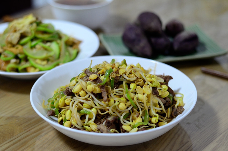 干煸黄豆芽