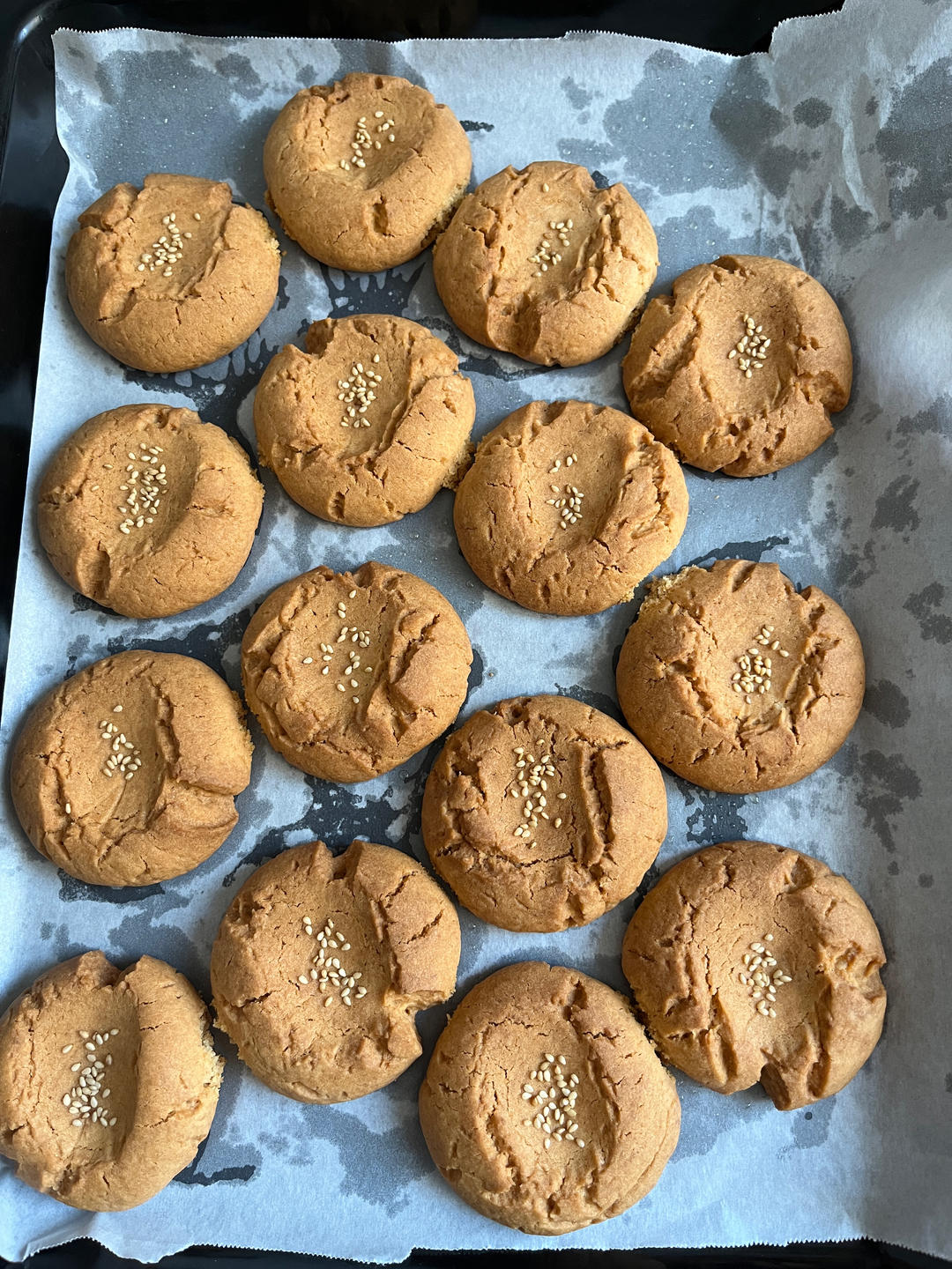 宫廷桃酥 入口即化 无泡打粉无猪油版本 附自然开裂整形视频