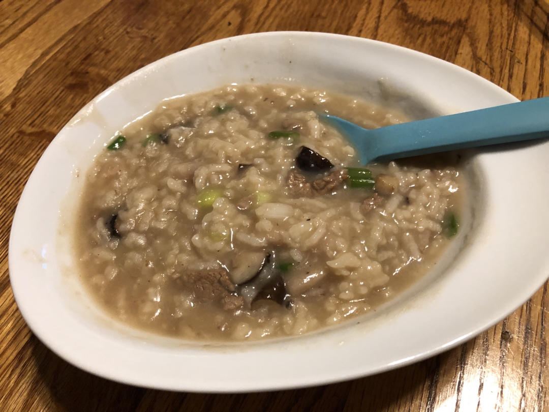 香菇瘦肉芋头粥