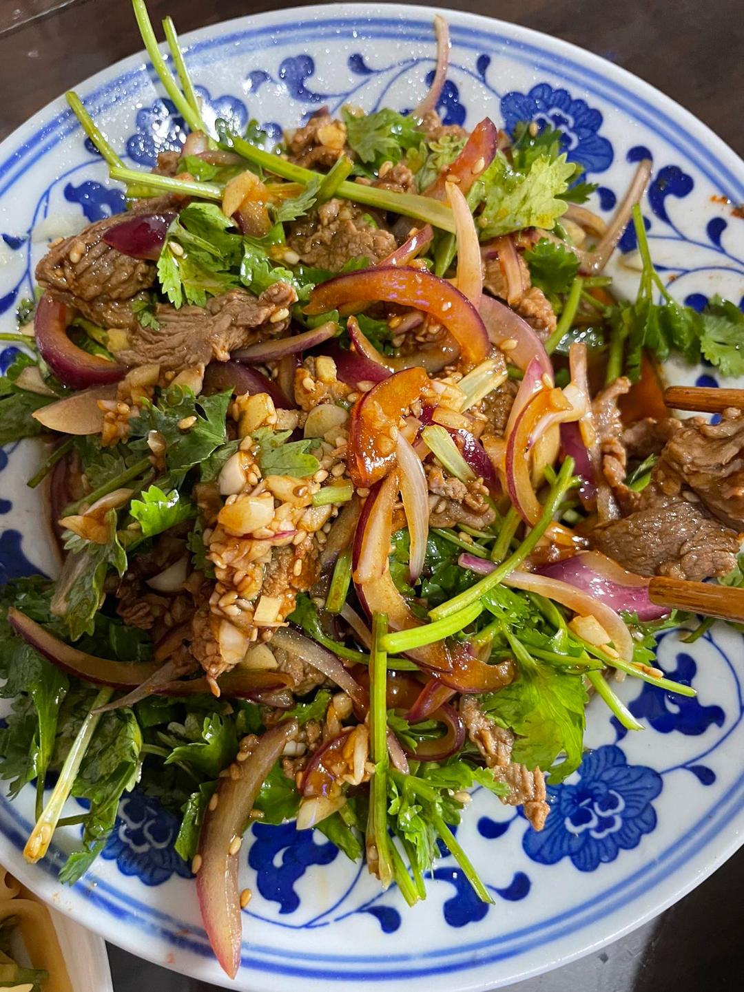 丈母娘吃了都夸的凉拌香菜牛肉