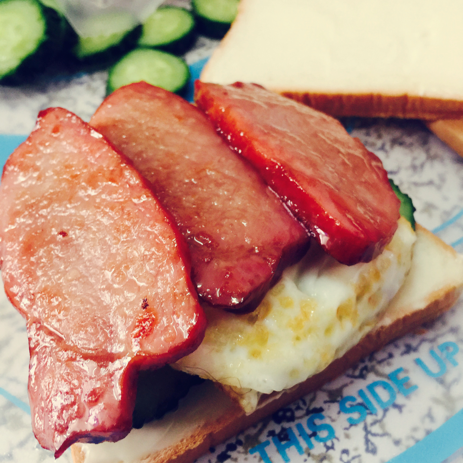 火腿芝士蛋三文治