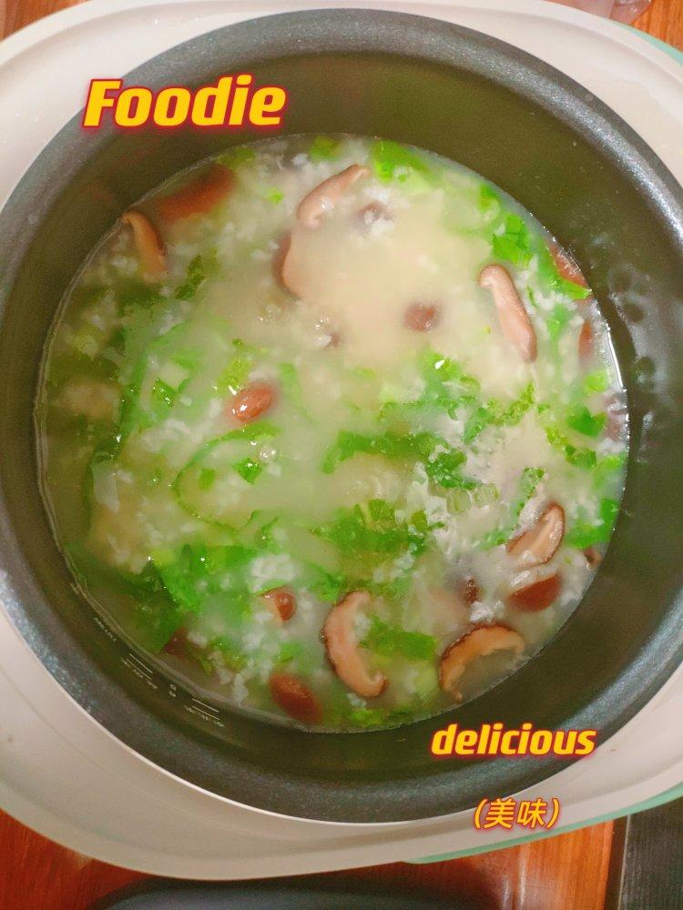 香菇瘦肉粥