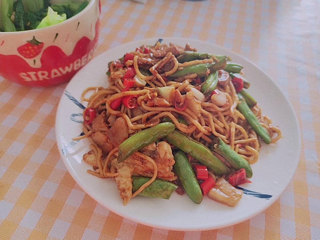 豆角焖面
