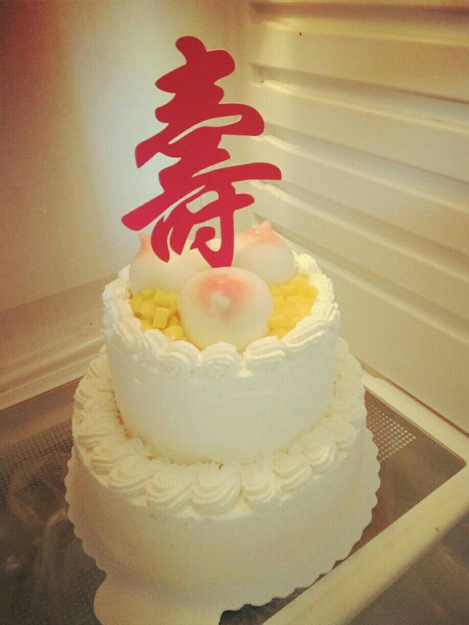 寿桃蛋糕的详细做法