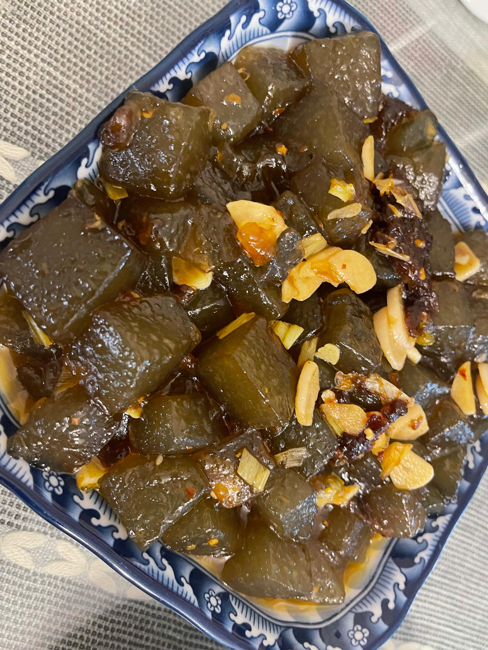 蒜香浓郁的炒凉粉😋