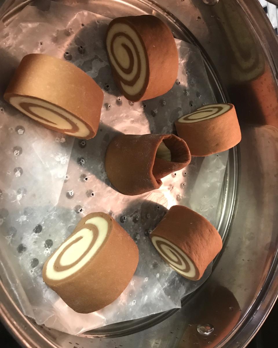 细腻光滑一次发酵牛奶馒头
