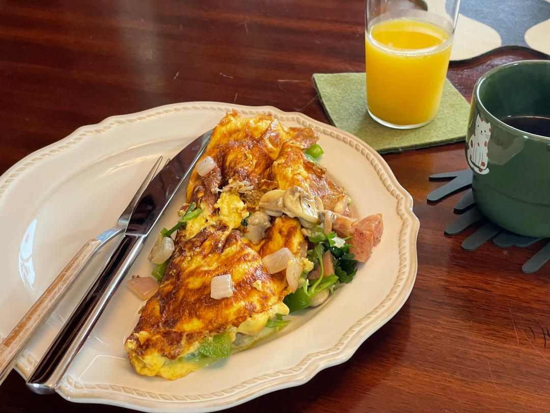 西式乳酪欧姆蛋 omelette