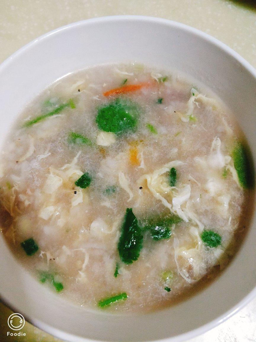 青萝卜疙瘩汤