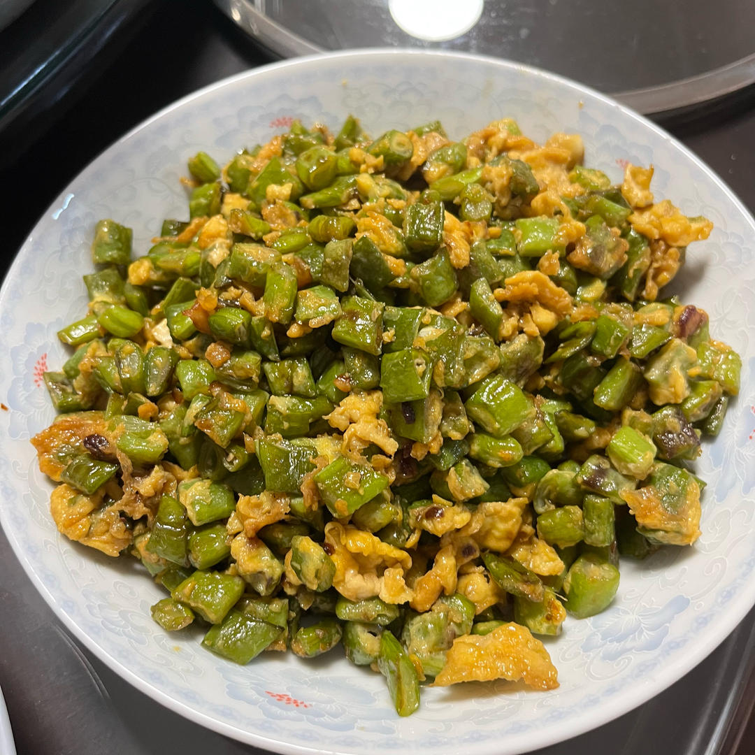 豆角炒蛋超级下饭菜，不好吃算我输