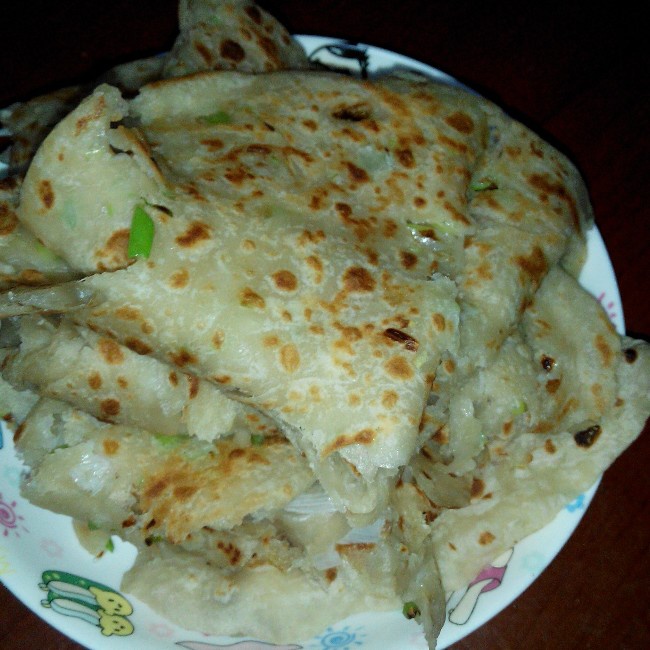手抓葱油饼