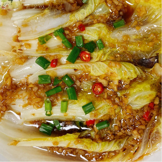 5分钟搞定‼️家常菜蒜香娃娃菜，巨好吃！