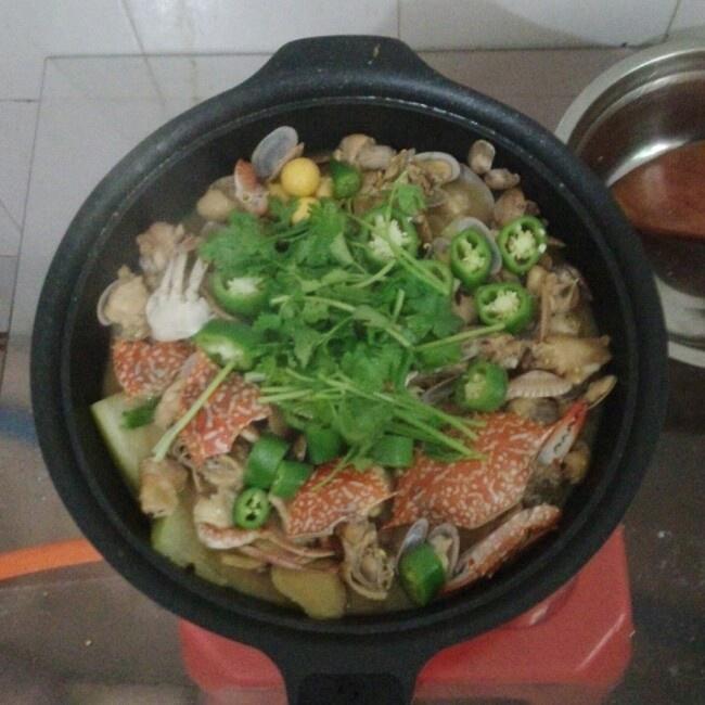 鸡煲蟹