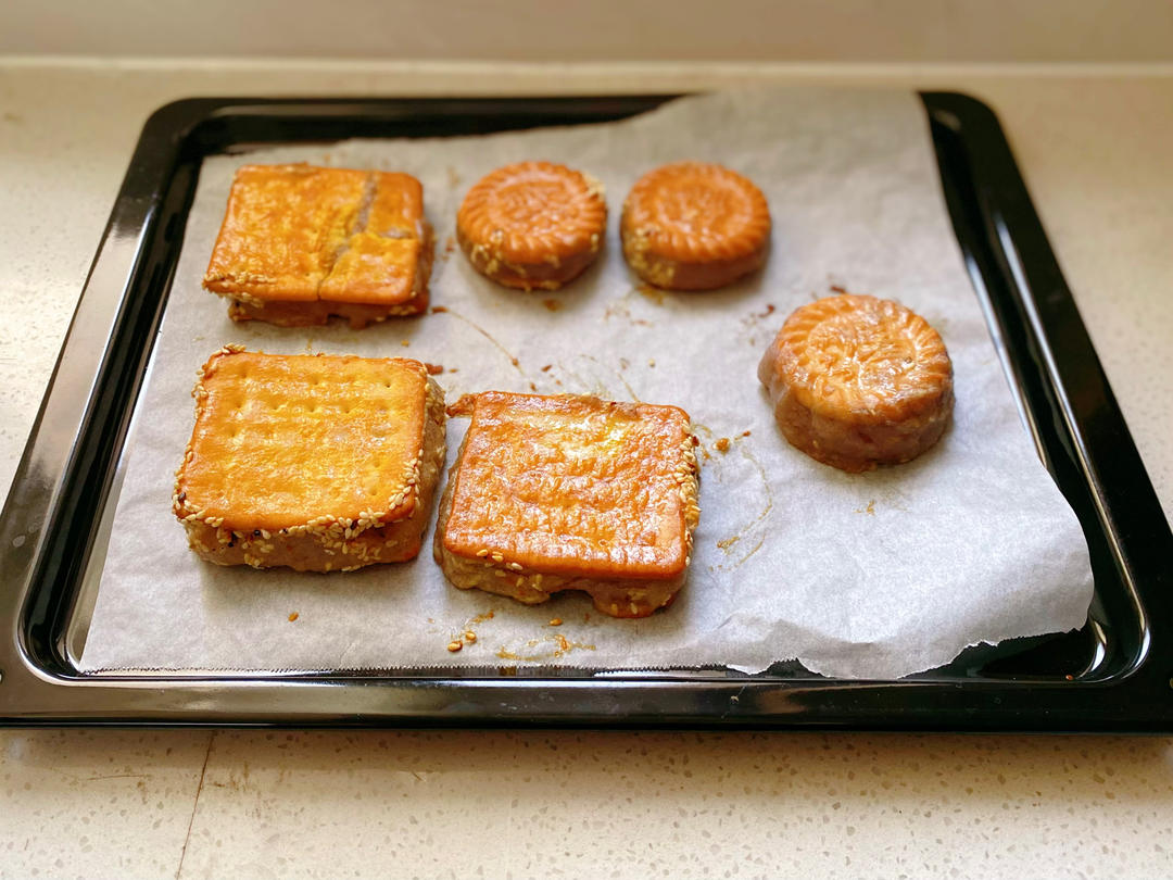 烤箱版低卡芋泥饼