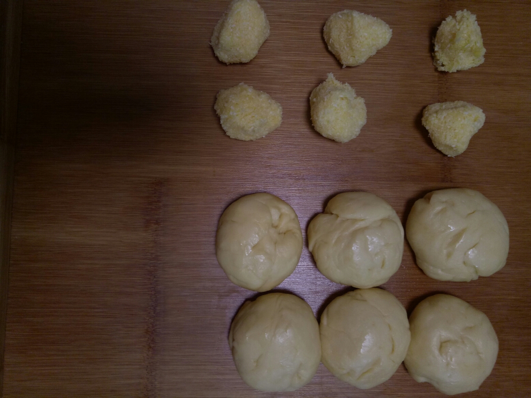 美的小烤箱黄油椰蓉面包的做法 步骤3