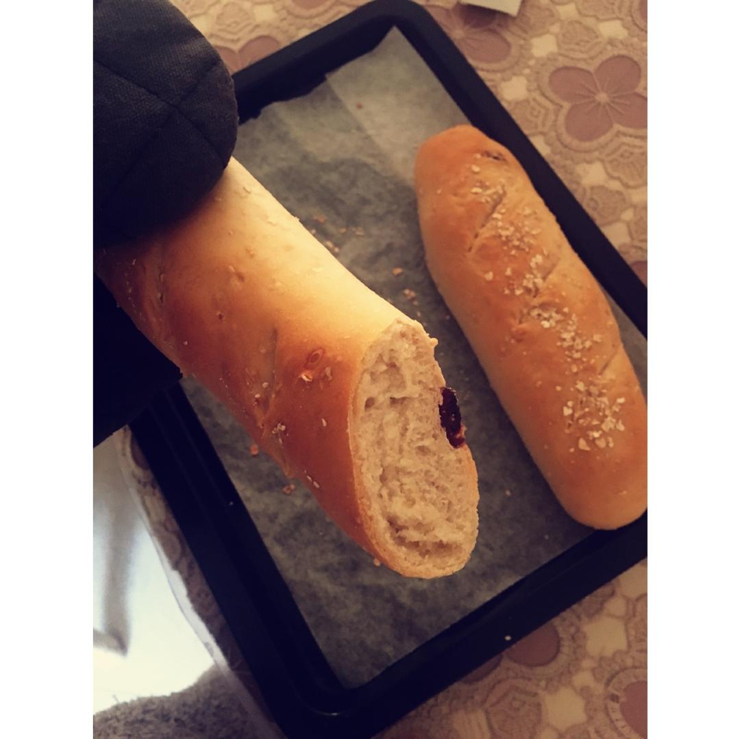 慢碳高纤纯全麦面包～（无油无糖无蛋无奶）